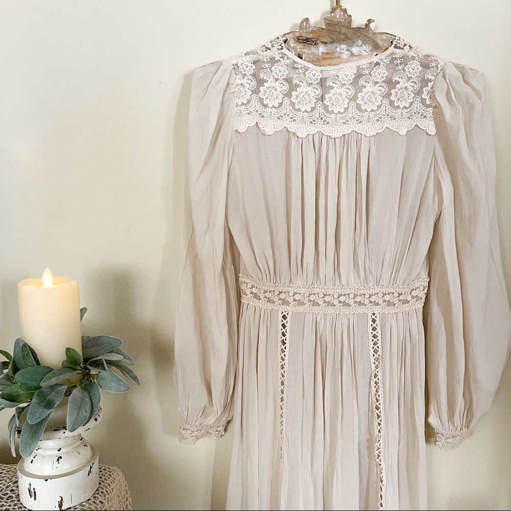 NWT Spell Le Gauze Lace Duster
